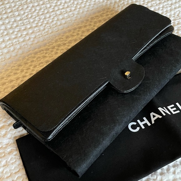 NEW Chanel 21A Classic Caviar Clutch Black GHW - Picture 10 of 11